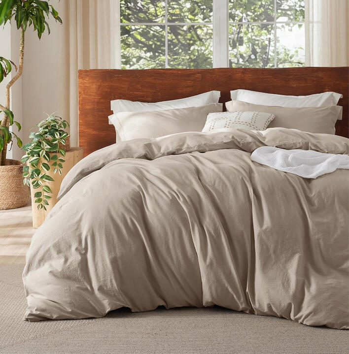 Walnut mid-century bedframe